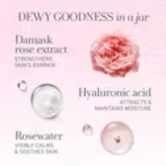 Rose & Hyaluronic Acid Deep Hydration Moisturizer - Picture 4 of 4
